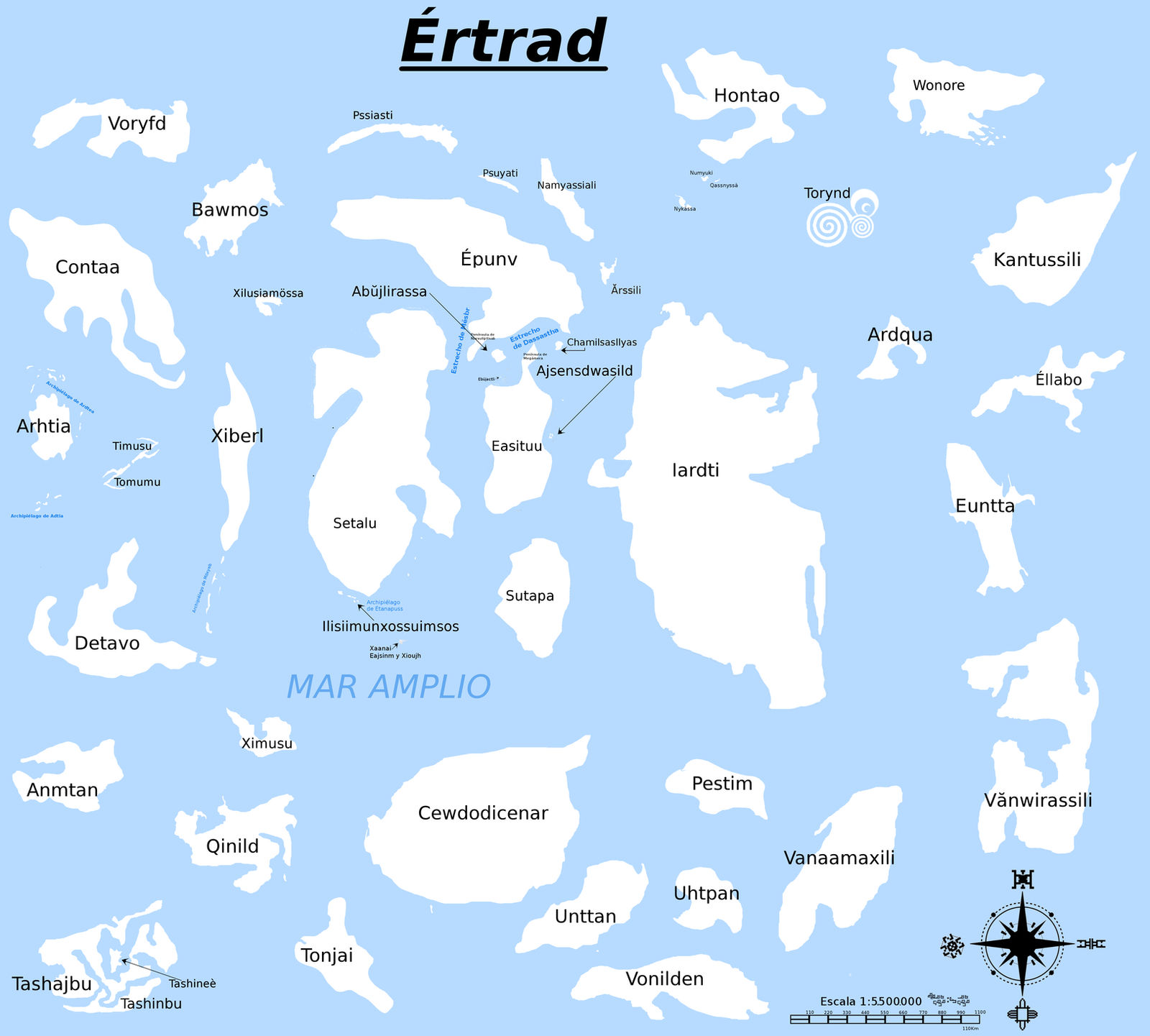 Mapa de Ertrad (completo) by Jakeukalane