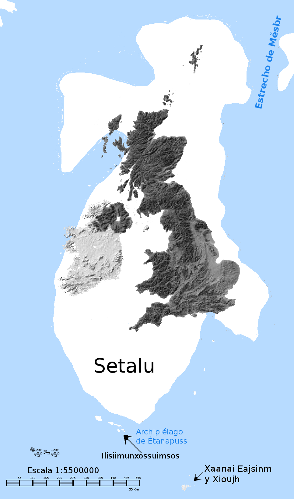Size comparison: Setalu-British Isles
