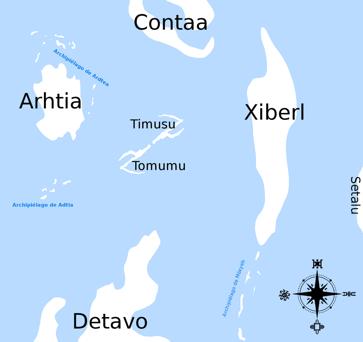 Ertrad islands with more Tyrannopendra population
