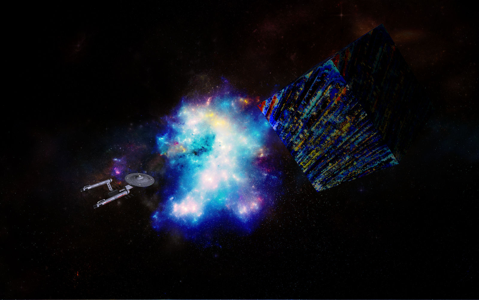Monolith in space