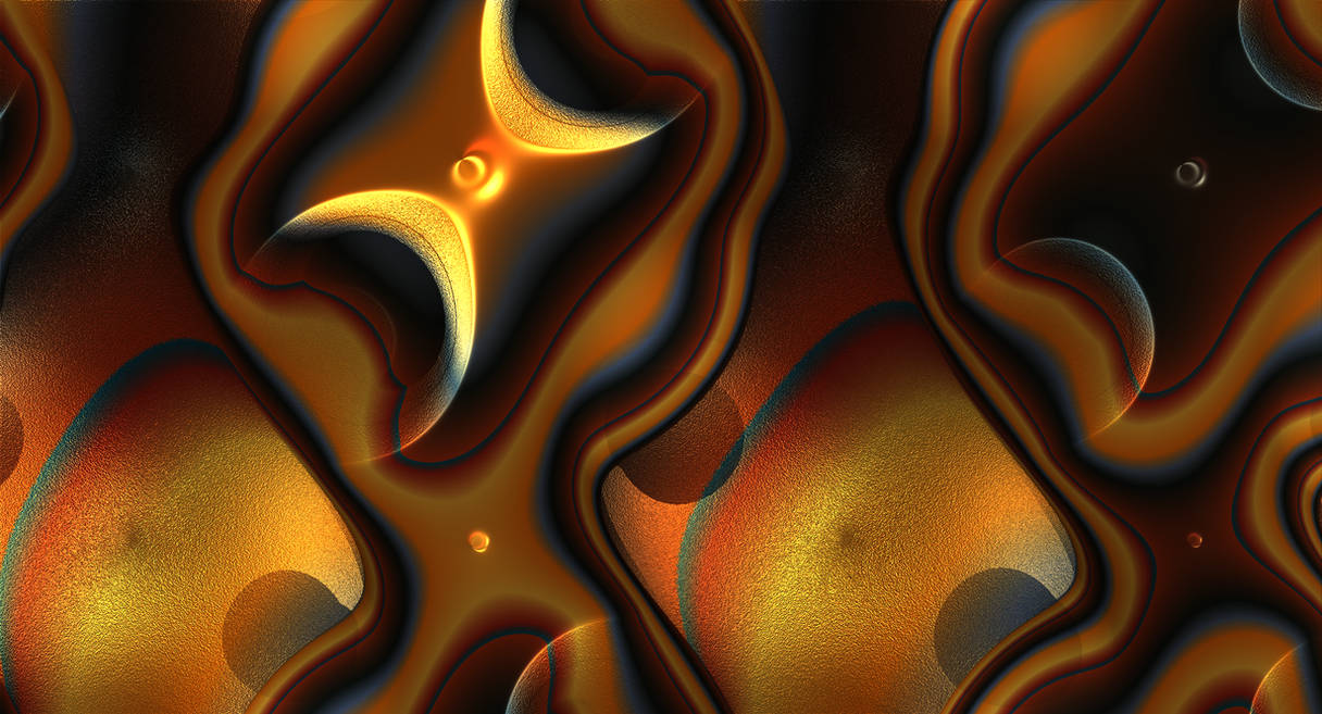 Flying planets by Jakeukalane