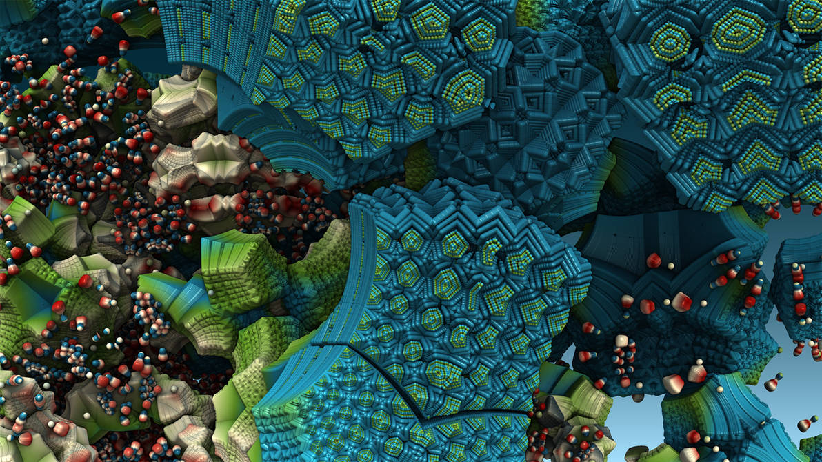 Fractal Gardens in the Sky by Jakeukalane