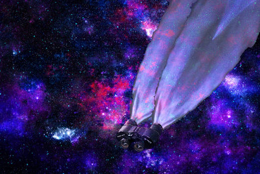 Nave espacial bji convertida en unos prismaticos