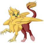 Clocky's Griffin (Commission) by Crecious