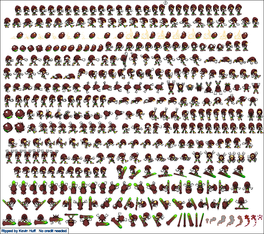 Knuckles.exe sprites advance by AmyDreemurr635 on DeviantArt