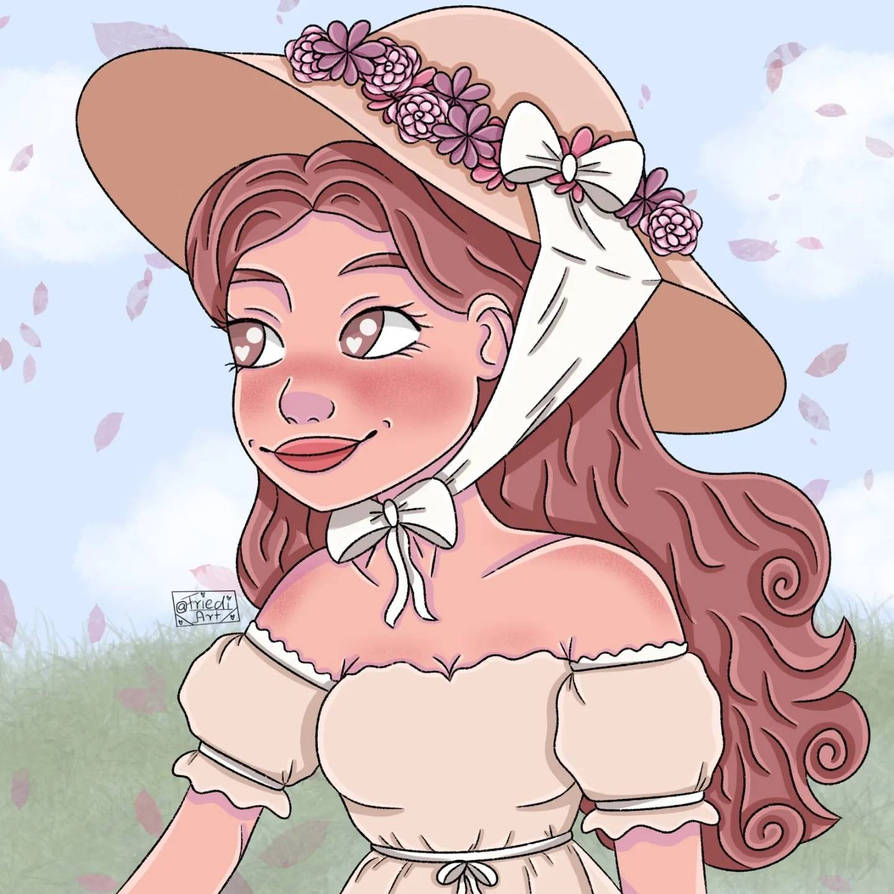 Springtime Lady Spring lady by FriediArt on DeviantArt
