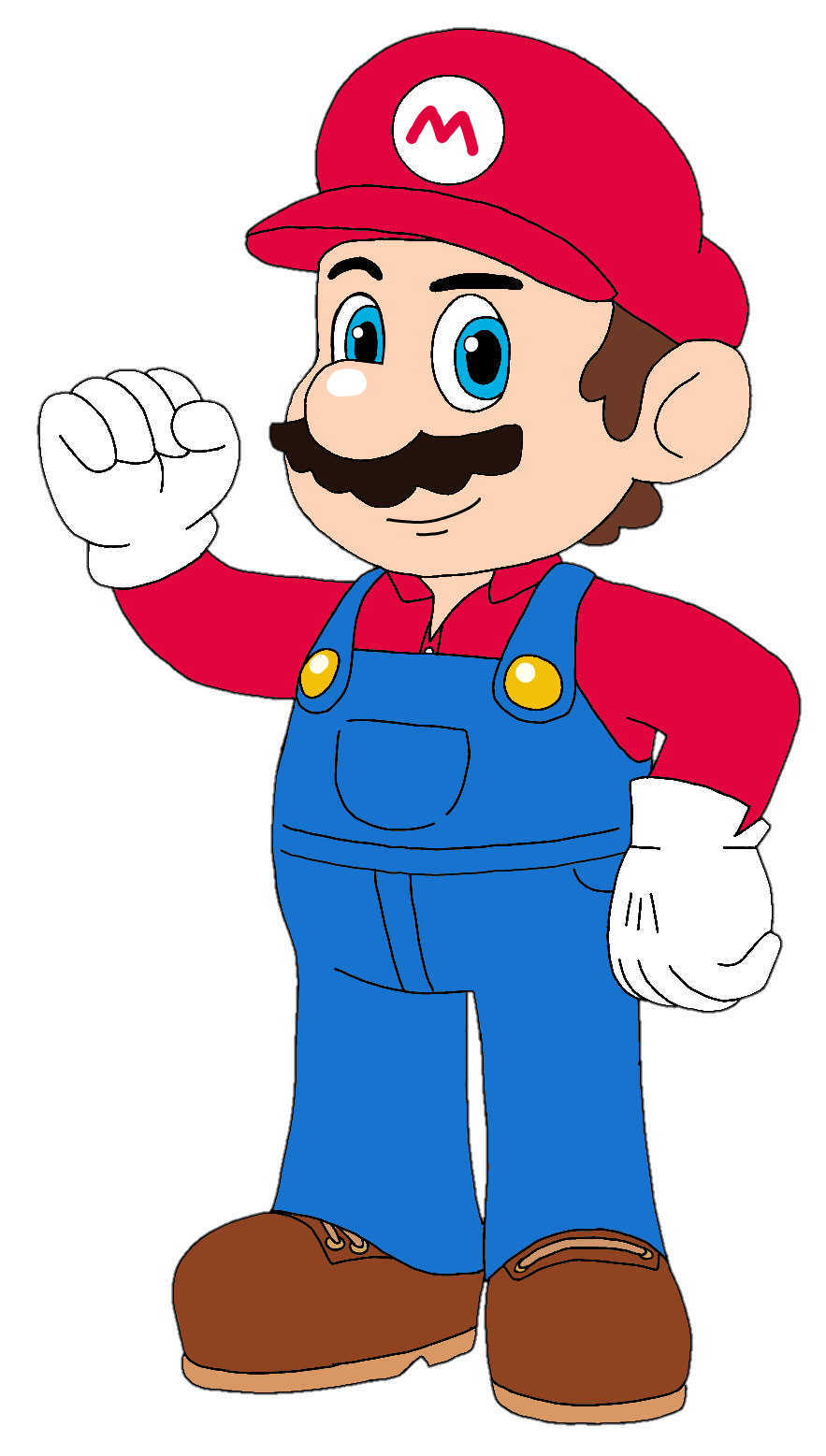 Mario Front Deviantart Mario Movie Render by KKTheOctolingBoy on DeviantArt