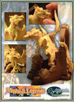 'Myths and Legends' Dragon Sculpture 3 by Carl-Seager