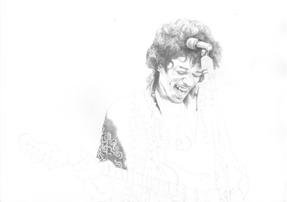 Jimi Hendrix Sketch Time Lapse gif