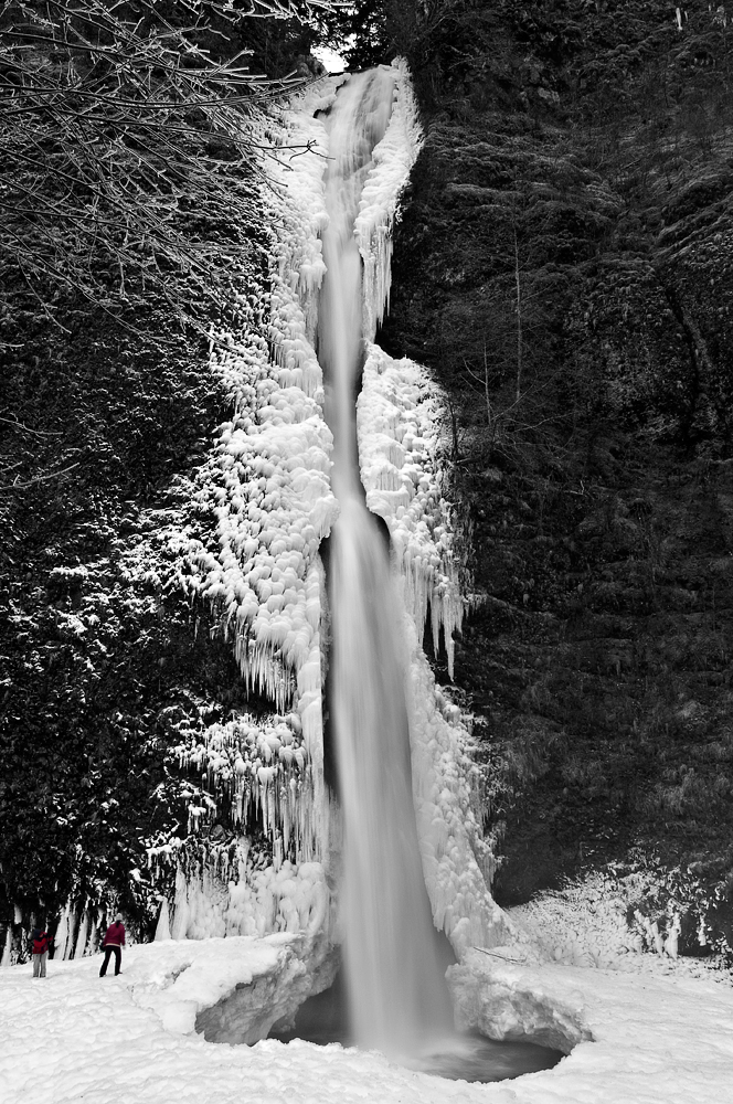 Horsetail Falls, Winter Study