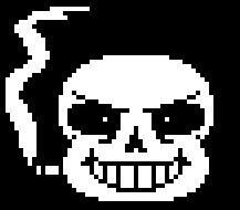 I turned dialog sans sprite into battle one by Dismoralus on DeviantArt