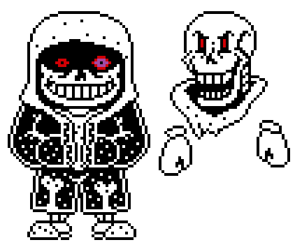 Dusttale Sans Sprite by ZekeNG on Newgrounds