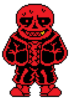 Underfell Sans Sprite , Png Download - Sans Sprite Pixel Art Maker,  Transparent Png - vhv