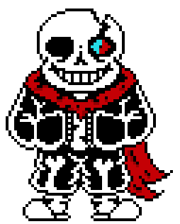 sans pixel art by Timophers2 on Newgrounds