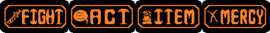 Undertale Battle buttons Remake by Nerveabhorrence on DeviantArt