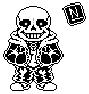 Pixilart - NT Sans - Reboot(With jhall background) by ntsansdareal