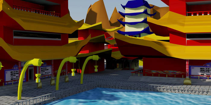 my 1st 3Ds max city