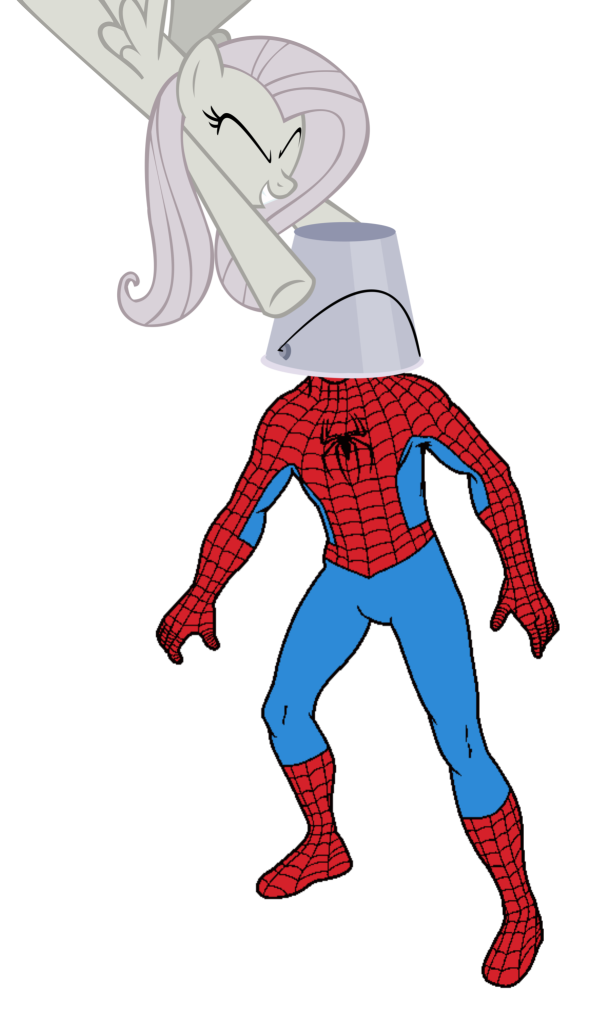 Flutterbitch buckets Spiderman