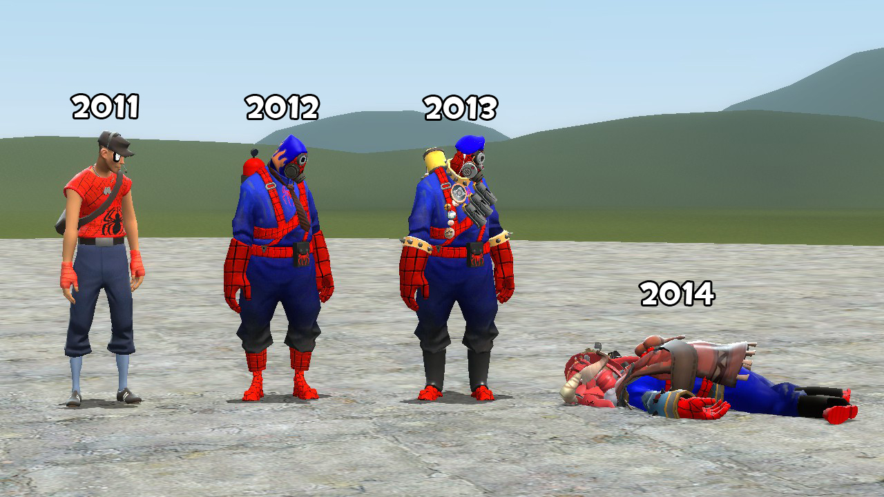 ErichGrooms over the years on TF2