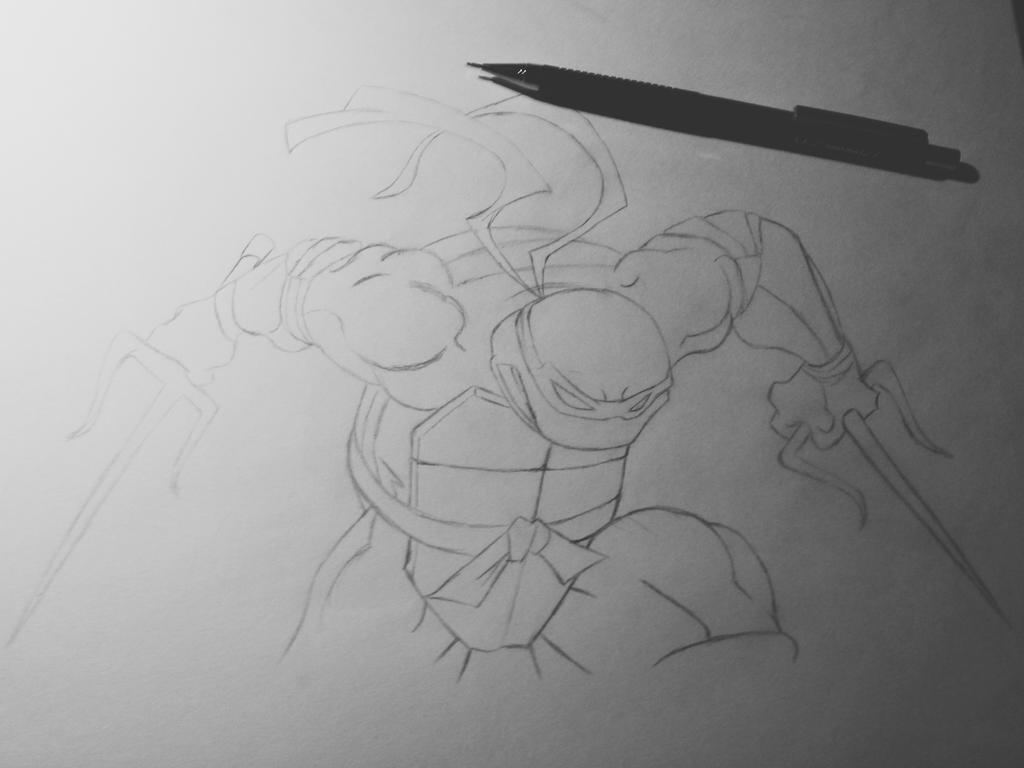 TMNT Raph Sketch by Sangdaoh on DeviantArt
