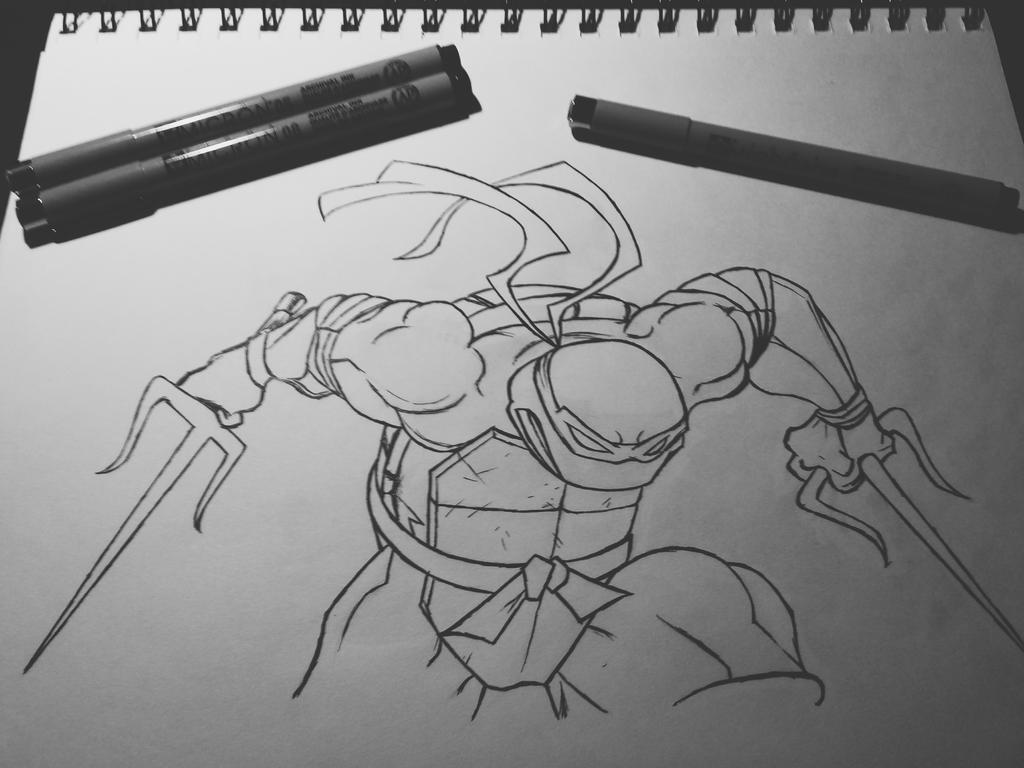 How To Draw Raph 2012 TMNT Raph Inked by Sangdaoh on DeviantArt