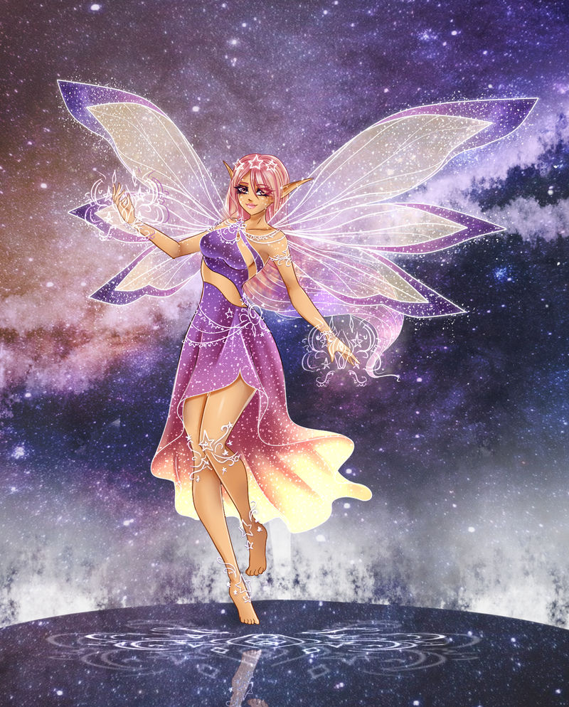Astralya - Pure Fairy of Galaxy by Liliadria on DeviantArt