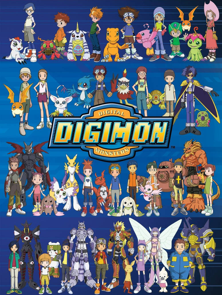 Digimon First Forms The Digimon Season 1 To 4 by LoudCasaFanRico on DeviantArt