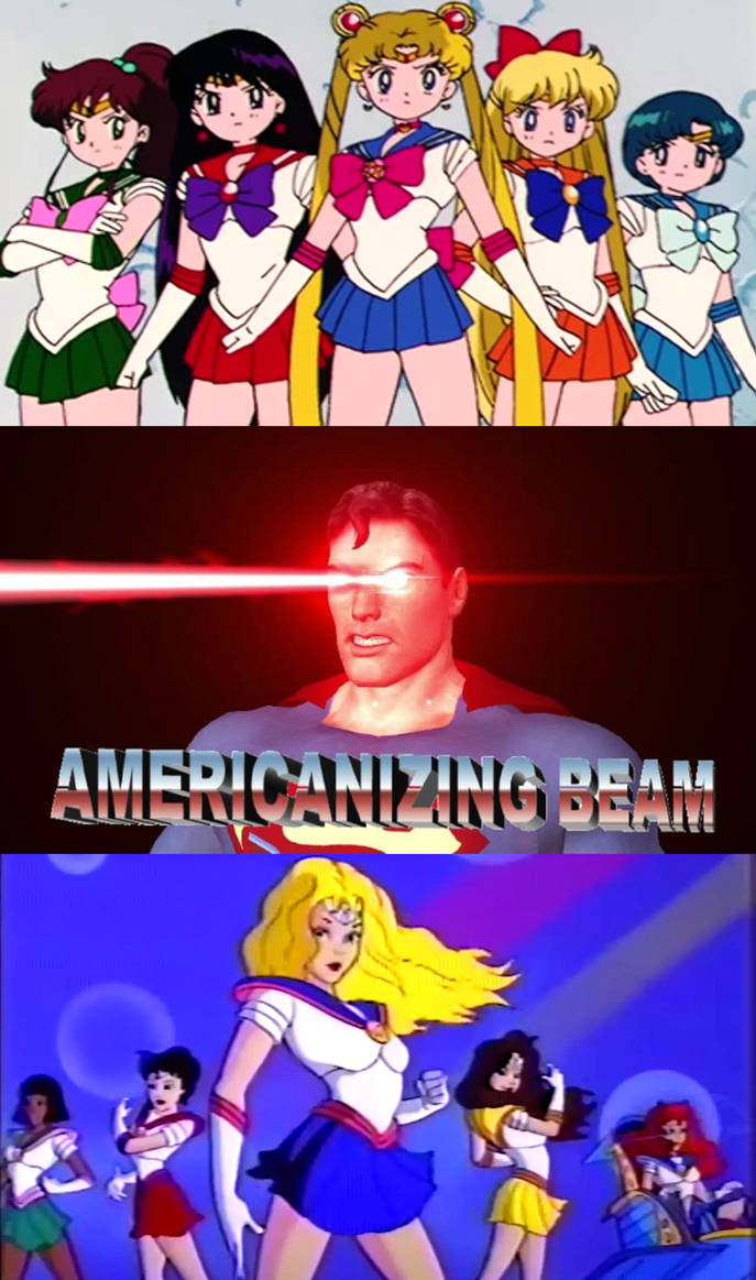 Sailor Moon Scouts Gets Americanizing Beam by LoudCasaFanRico on DeviantArt
