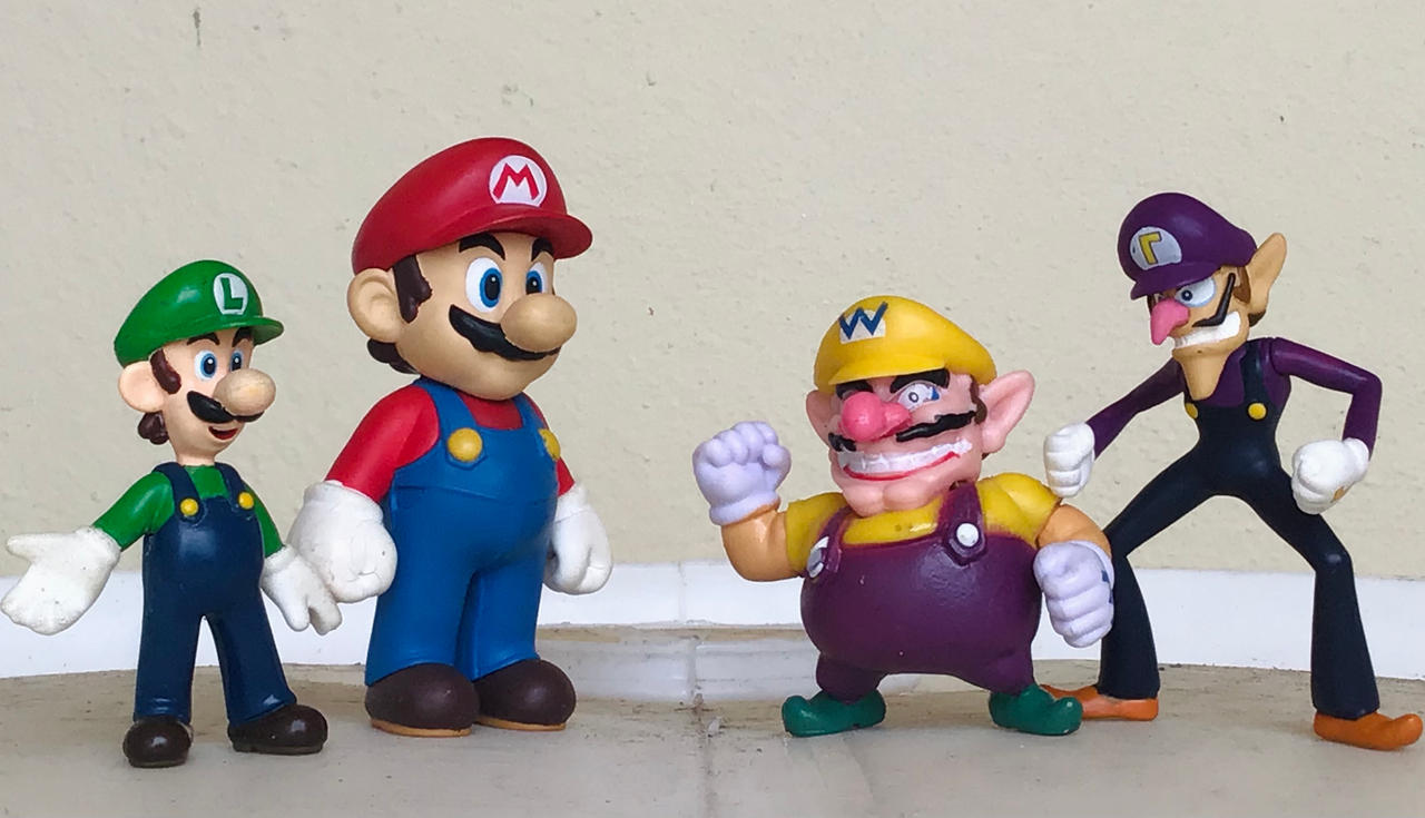 I made Mario,Luigi,Wario and Walluigi in papa Louis pals : r/Mario