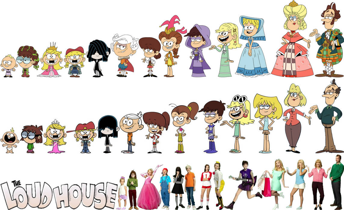 The Loud House Generations by LoudCasaFanRico on DeviantArt