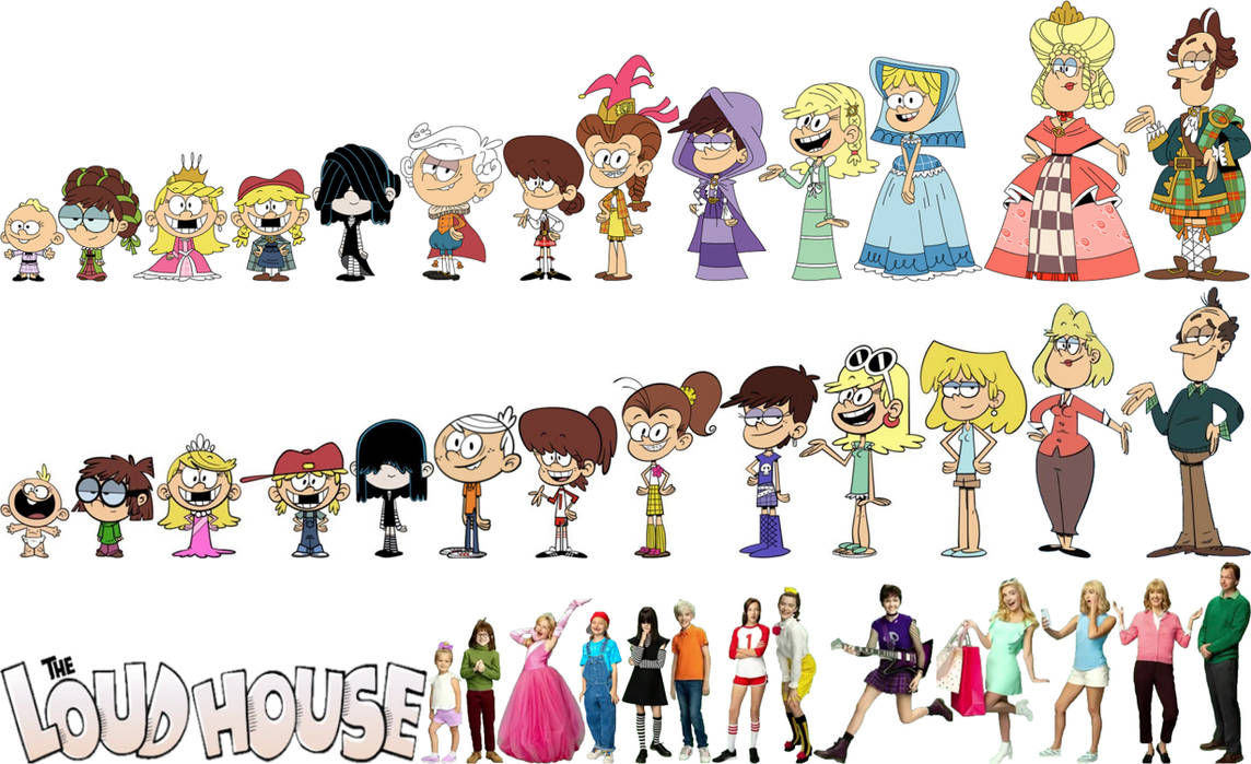 The Loud House Generations by LoudCasaFanRico on DeviantArt