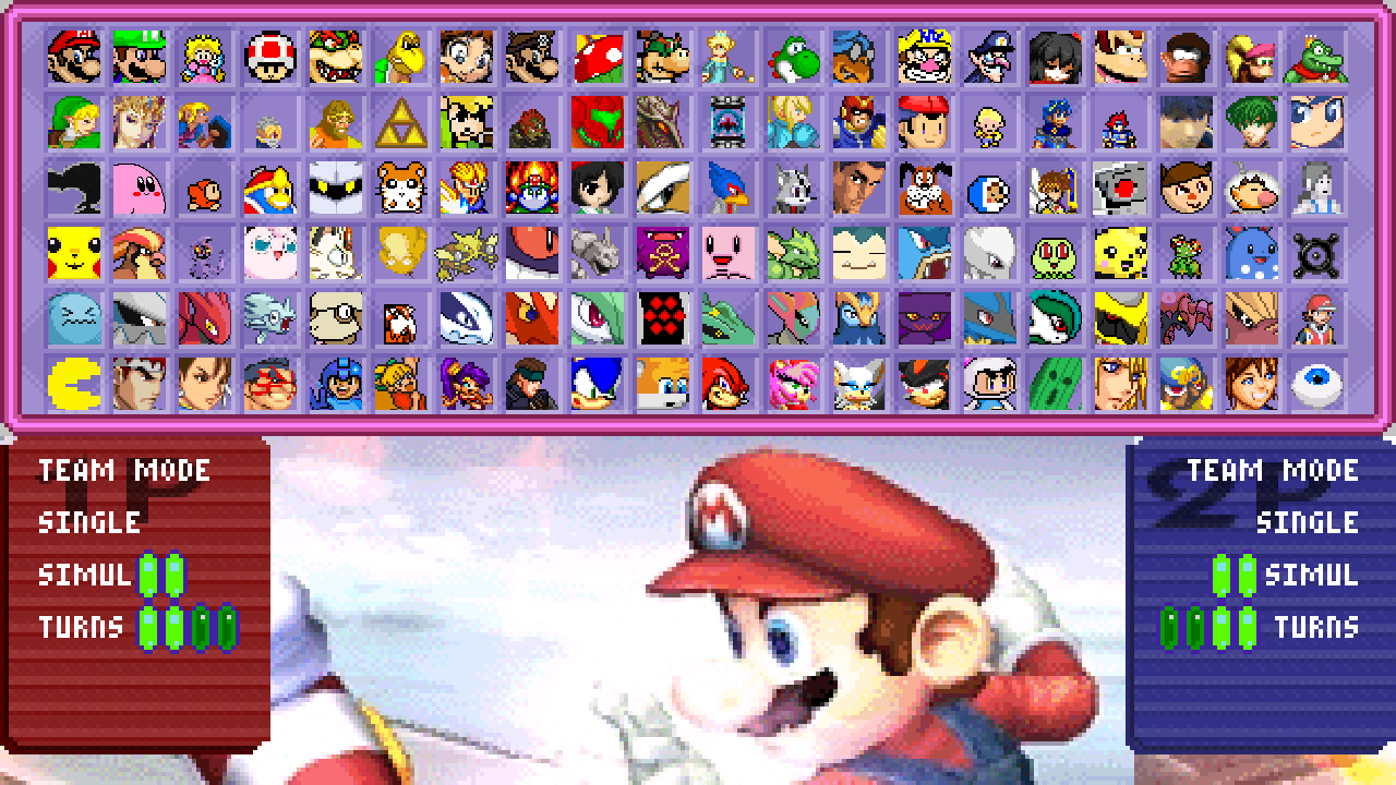 Mugen Super Smash Brothers My Roster by LoudCasaFanRico on DeviantArt