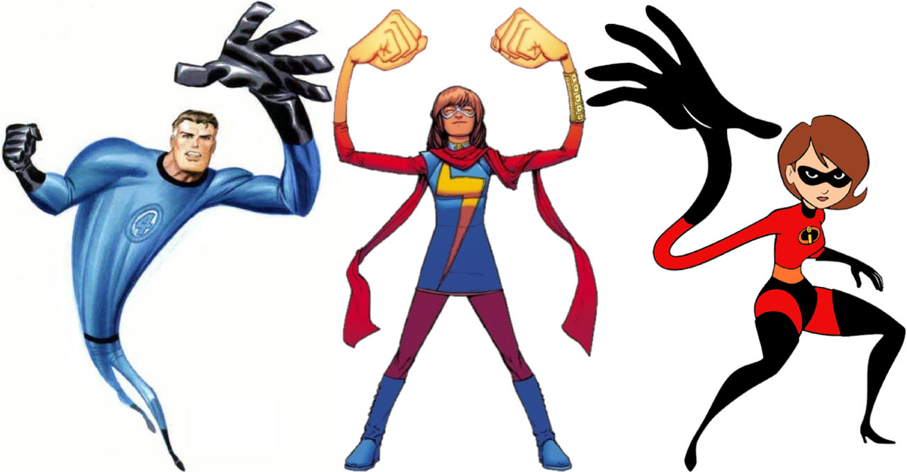 Disney Own These ElasticRubber Stretchy Superheros by LoudCasaFanRico ...