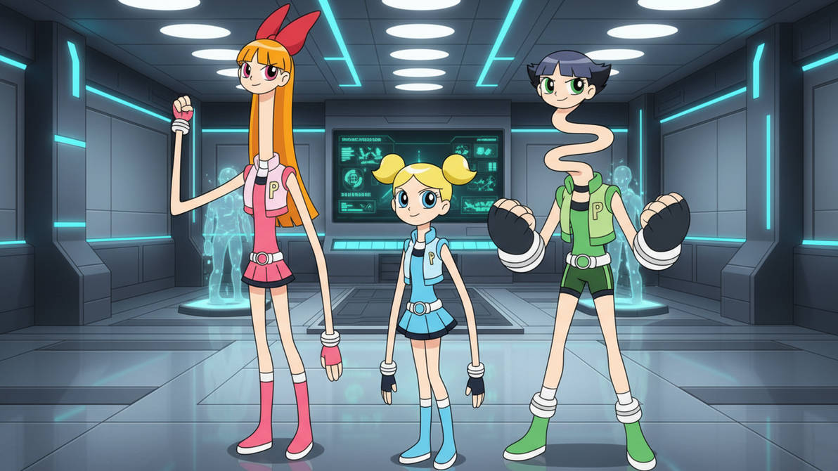 Elastic Powerpuff Girls Z In Training Place by LoudCasaFanRico on ...