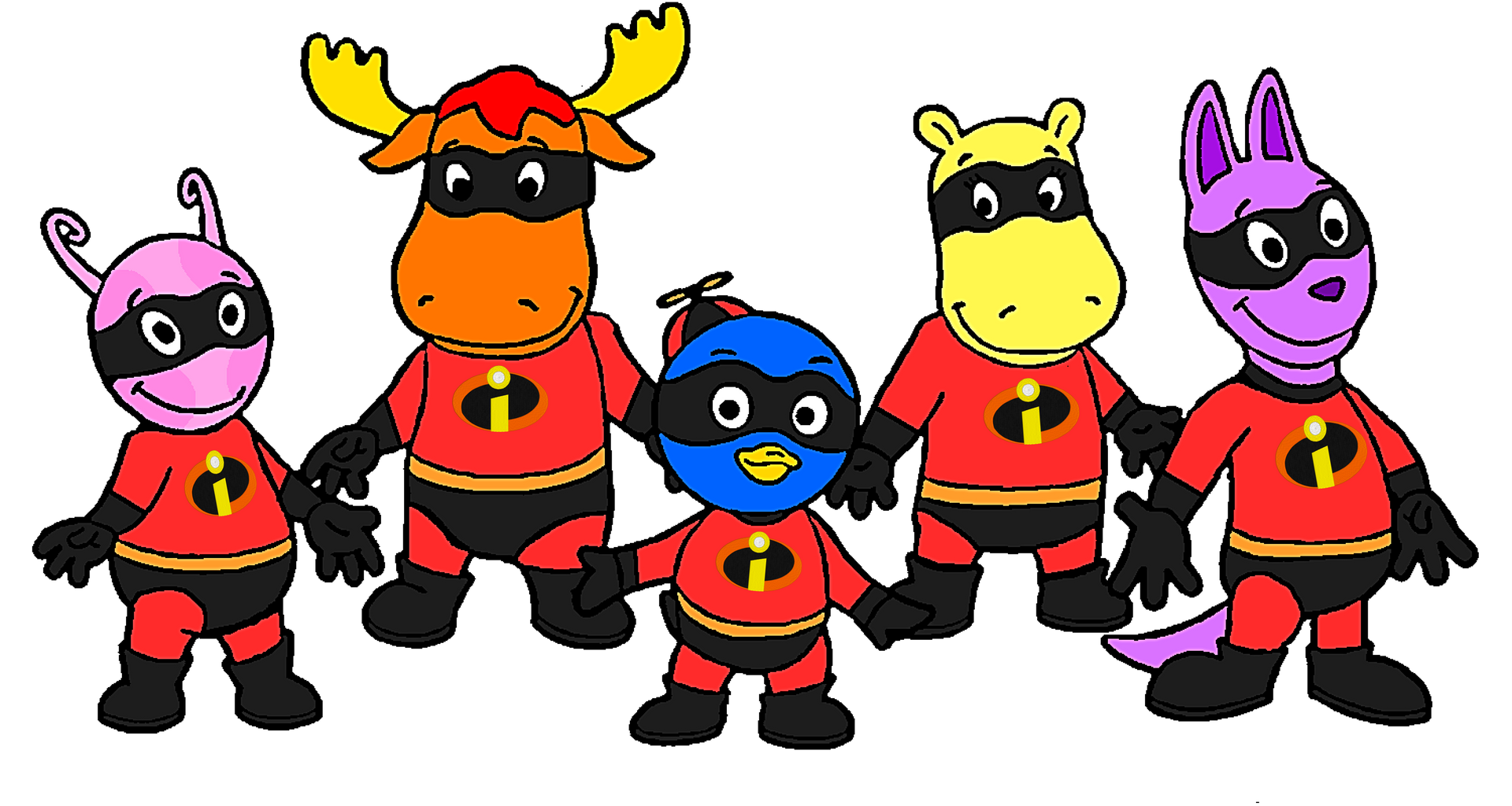 Backyardigans Deviantart Giant The Backyardigans as The Incredibles by HankG92603 on DeviantArt