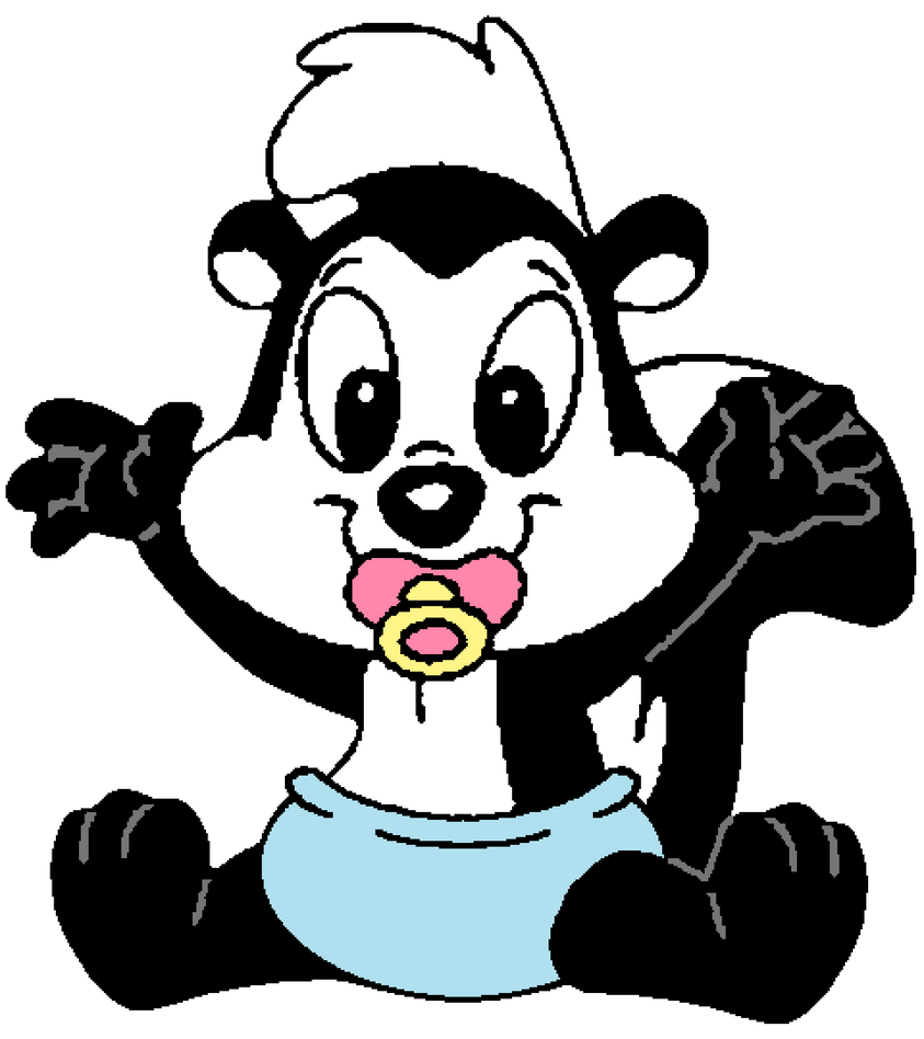 Baby Looney Tunes - Pepe le Pew wants a hug! by HankG92603 on DeviantArt