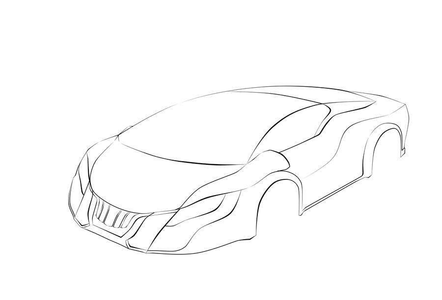Linear Car Design car concept-lineart unfinished by agentuOO7 on DeviantArt