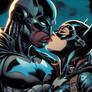 DC Luke Fox x Batgirl Interracial kiss BMWW