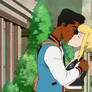 Supergirl Kara Zor-El x Jimmy Interracial kiss
