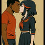 Ryuko Matoi Interracial Blasian kiss BMAW AWBM