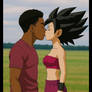 Dragon Ball Super Caulifla Interracial kiss BMAW