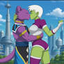 Lord Beerus x Cheelai Interspecies kiss