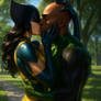 Wolverine Laura Kinney Interracial kiss BMWW