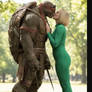 TMNT Raphael x Joi Reynard Interspecies kiss