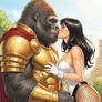Gorilla Grodd x Zatanna Zatara Interspecies kiss