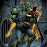 DC Killer Croc Waylon x Batgirl Barbara kiss