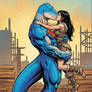 Jurassic Supersaurus x Lois Lane Interspecies kiss