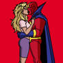 Timmverse style Red Tornado Interspecies kiss