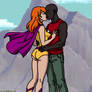 Timmverse style DC Luminary Lesla-Lar Interracial kiss WWKBM BMKWW
