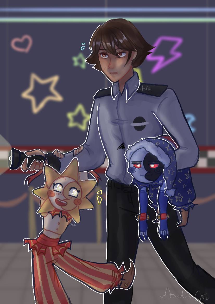 Run, Gregory!  Fnaf drawings, Fnaf, Anime fnaf